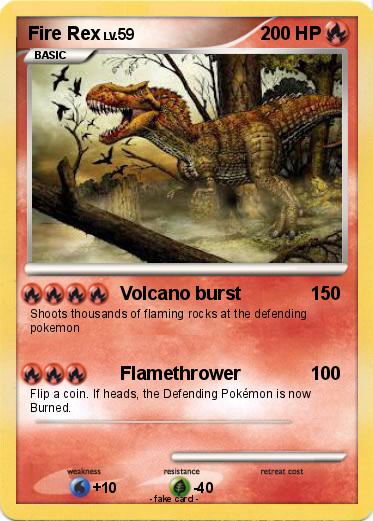 Pokemon Fire Rex
