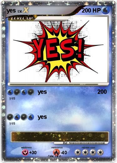 Pokemon yes