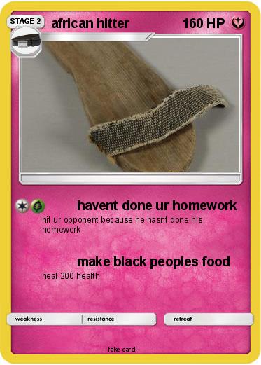 Pokemon african hitter