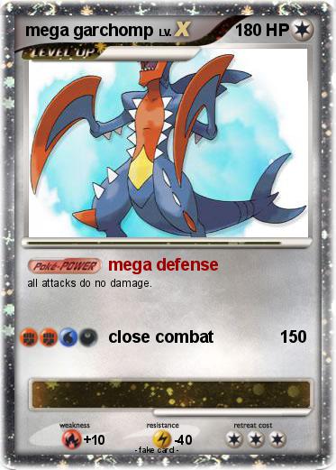 Pokemon mega garchomp