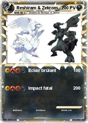 Pokemon Reshiram & Zekrom