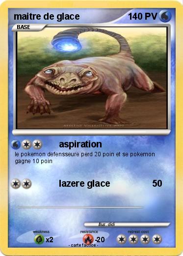 Pokemon maitre de glace