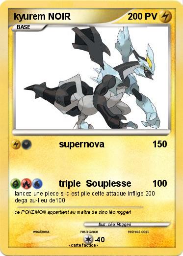 Pokemon kyurem NOIR