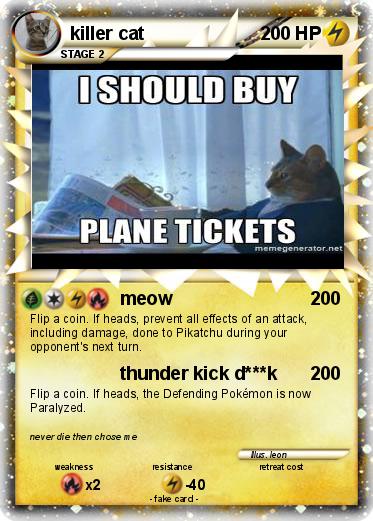 Pokemon killer cat