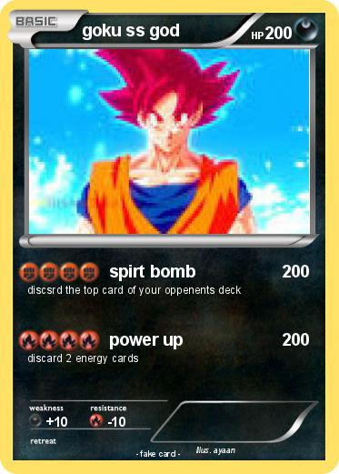 Pokemon goku ss god