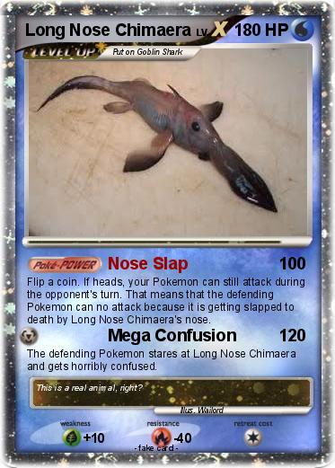 Pokemon Long Nose Chimaera