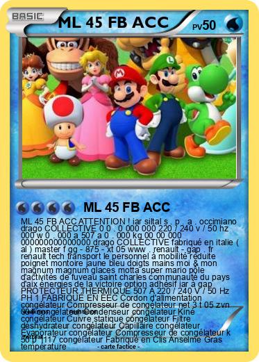Pokemon ML 45 FB ACC