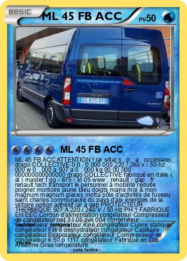Pokemon ML 45 FB ACC