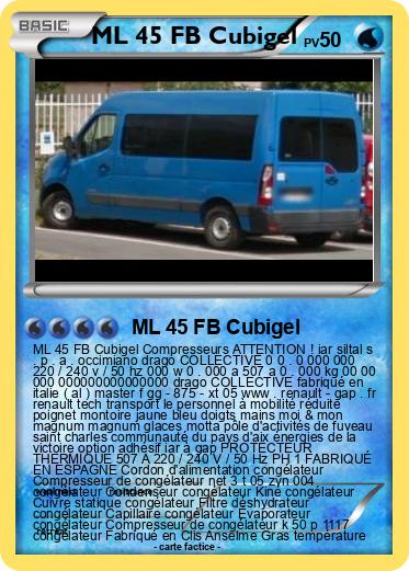 Pokemon ML 45 FB Cubigel