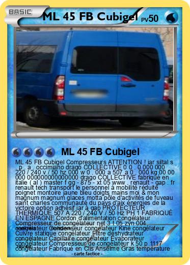 Pokemon ML 45 FB Cubigel