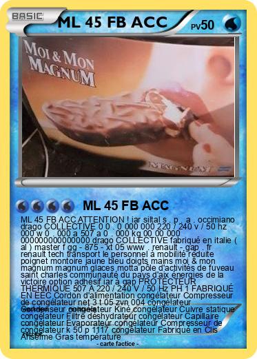 Pokemon ML 45 FB ACC