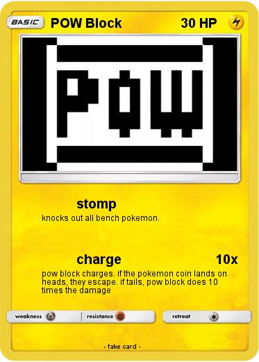 Pokemon POW Block