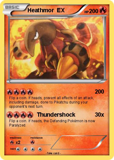 Pokemon Heathmor  EX