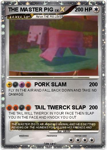Pokemon THE MASTER PIG