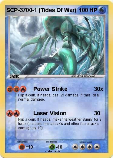 Pokemon SCP-3700-1 (Tides Of War)