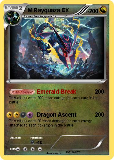 Pokemon M Rayquaza EX
