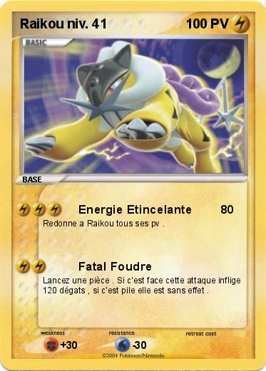 Pokemon Raikou niv. 41