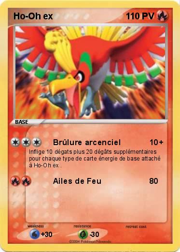Pokemon Ho-Oh ex