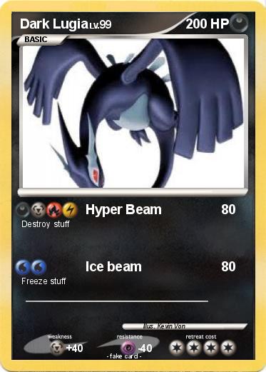 Pokemon Dark Lugia