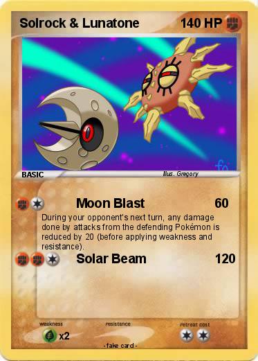 Pokemon Solrock & Lunatone