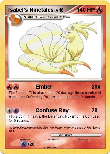Pokemon Isabel's Ninetales