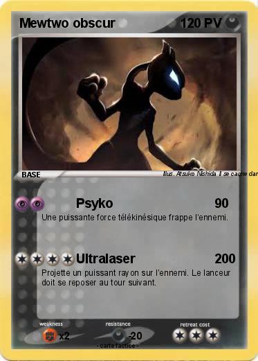 Pokemon Mewtwo obscur