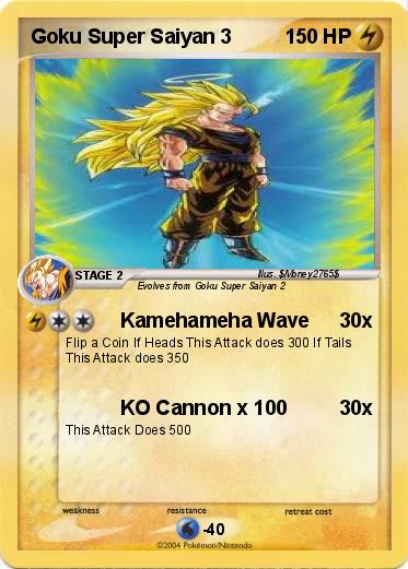Pokemon Goku Super Saiyan 3