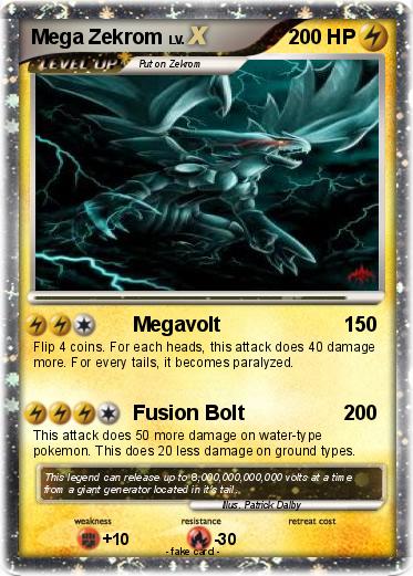 Pokemon Mega Zekrom