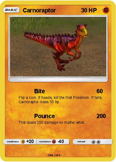 Pokemon Carnoraptor