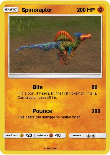 Pokemon Spinoraptor
