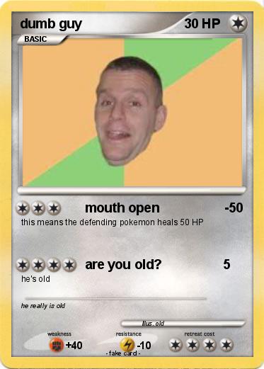 Pokemon dumb guy
