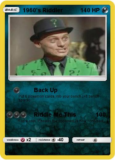 Pokemon 1960's Riddler
