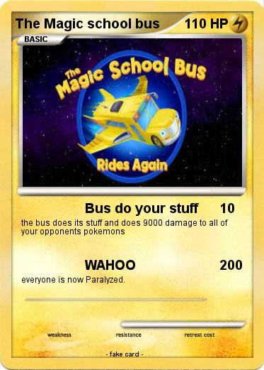 Pokemon The Magic school bus