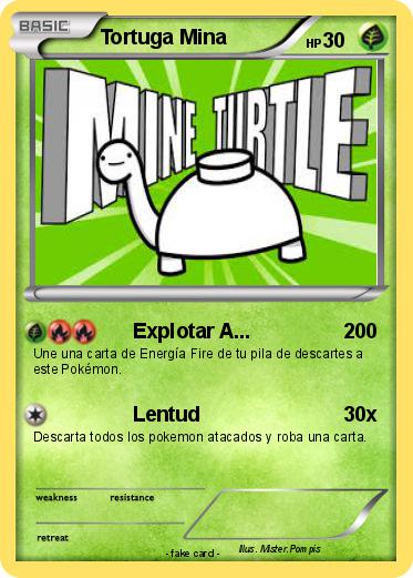 Pokemon Tortuga Mina