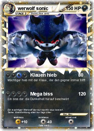 Pokemon werwolf sonic