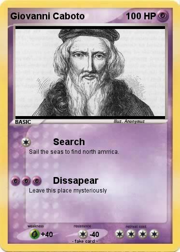 Pokemon Giovanni Caboto