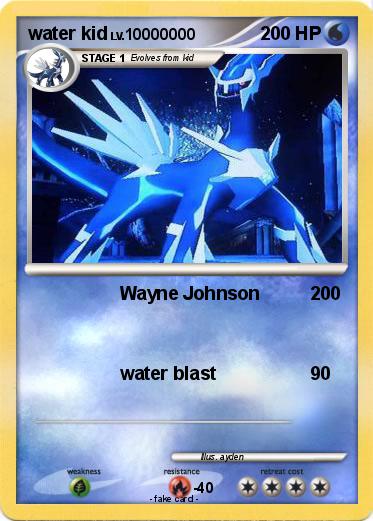 Pokemon water kid
