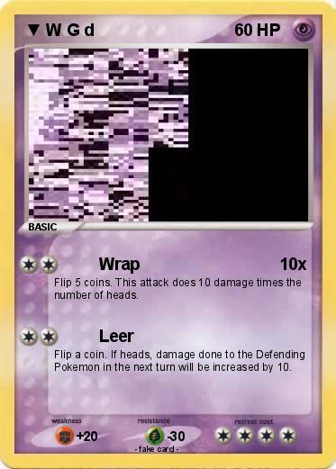 Pokemon ▼ W G d