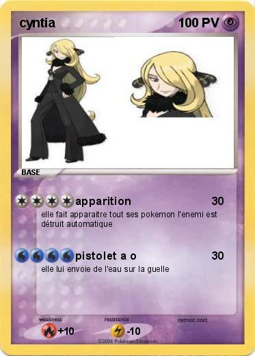 Pokemon cyntia