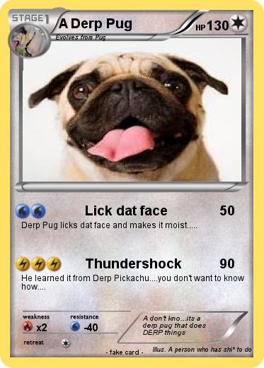 Pokemon A Derp Pug