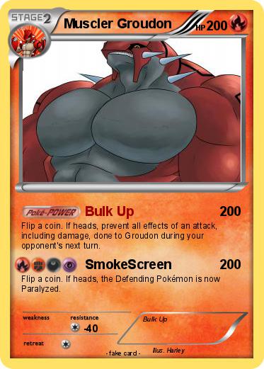 Pokemon Muscler Groudon