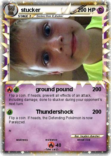 Pokemon stucker