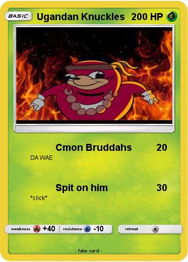 Pokemon Ugandan Knuckles
