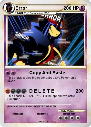 Pokemon Error