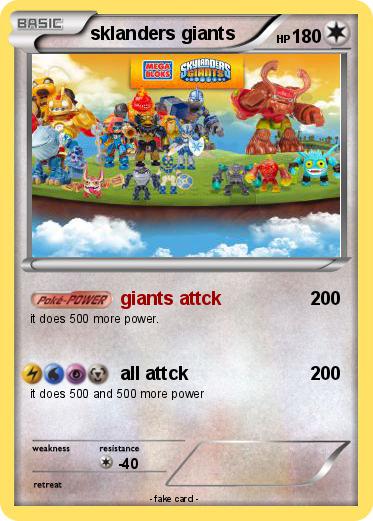 Pokemon sklanders giants