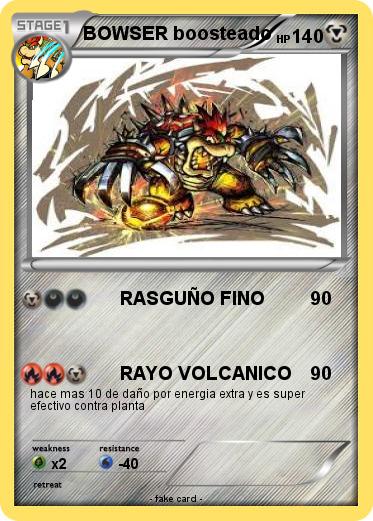 Pokemon BOWSER boosteado