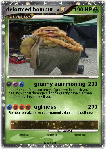Pokemon deformed bombur