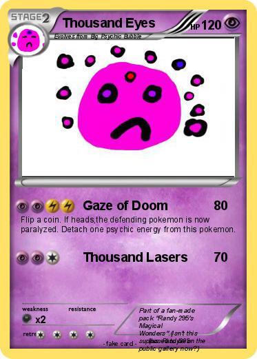 Pokemon Thousand Eyes