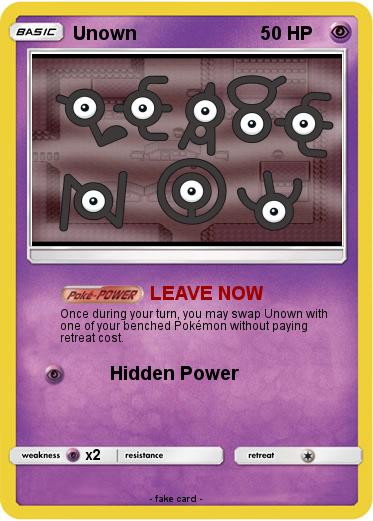 Pokemon Unown