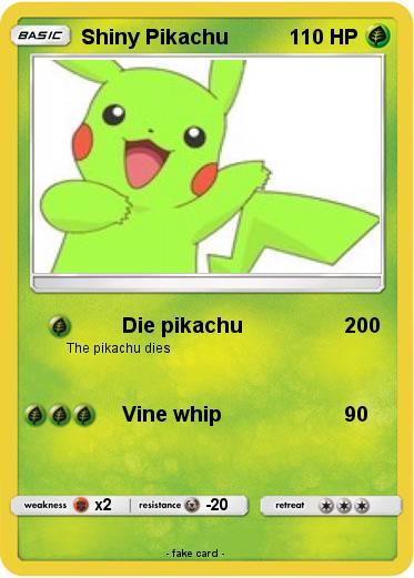 Pokemon Shiny Pikachu